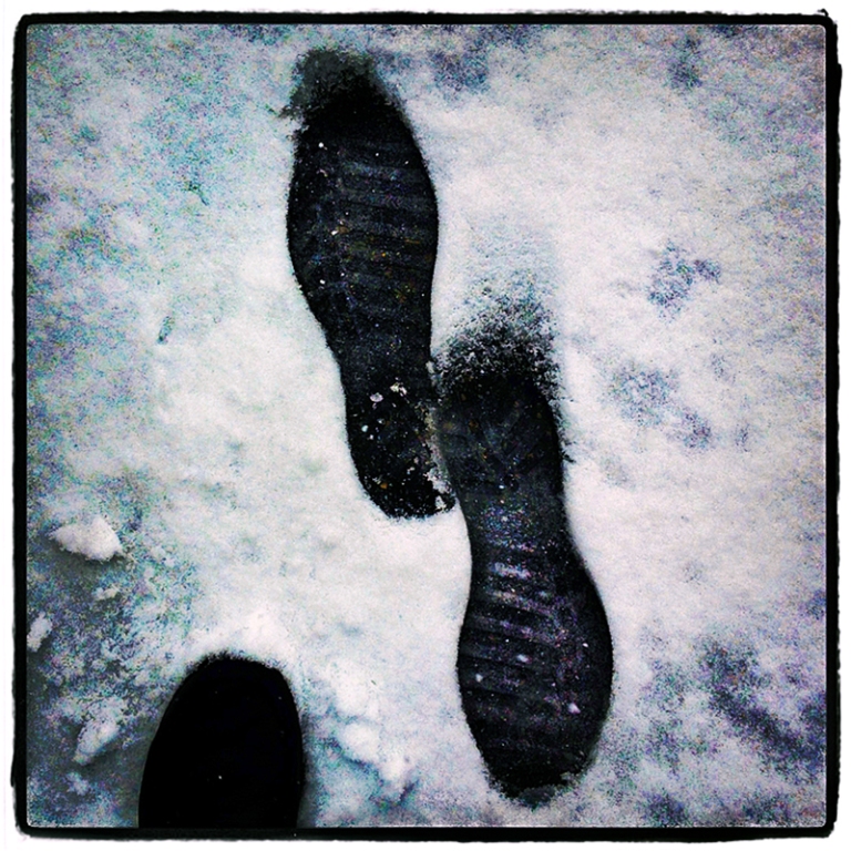 My Footsteps in Snow Blog iDiarist